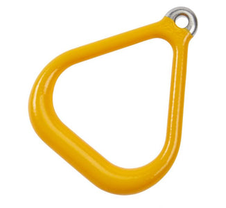 Triangular Trapeze Ring With Coating - Yellow | A-075Y