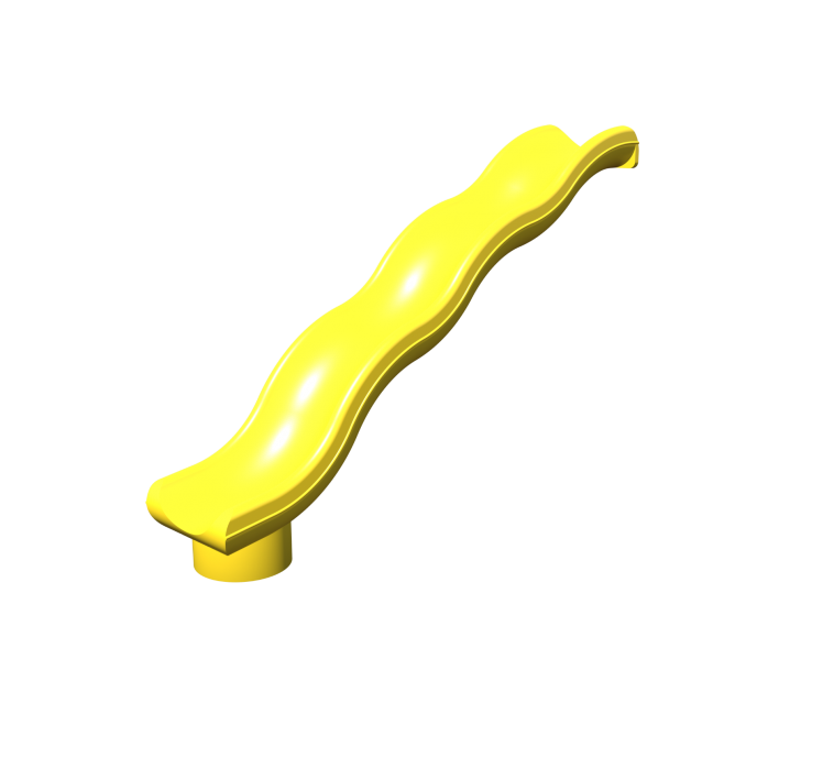 5' Deck Double Wall Wave Slide | SPI0017