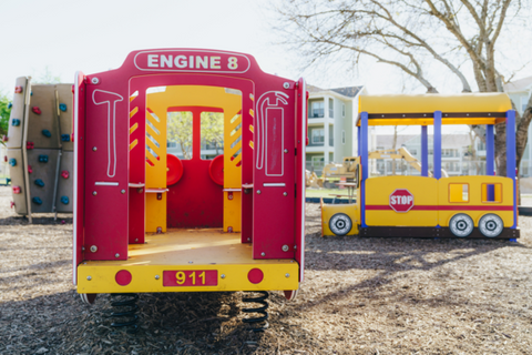 Image of Metro Fire Truck - Post Mounted | 49220