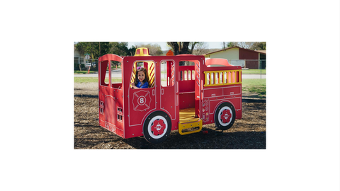 Image of Metro Fire Truck - Post Mounted | 49220