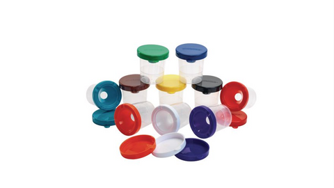 Image of Colorations® Air-Tight, No-Mess Paint Cups (Set of 10) | 43201