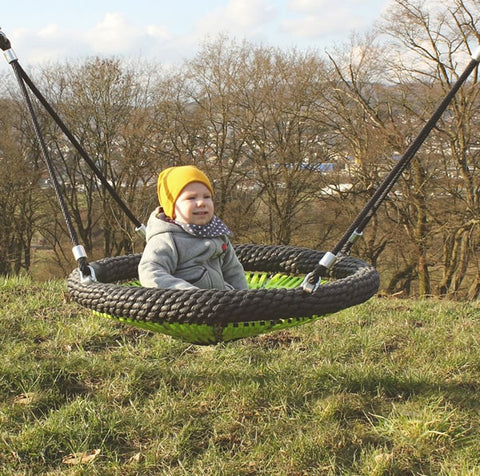 Image of Single Bay Bird Nest Swing | SWG-00018