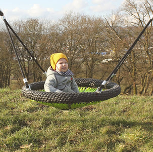 Single Bay Bird Nest Swing | SWG-00018