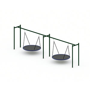 2-Bay Bird Nest Swing | SWG-00019