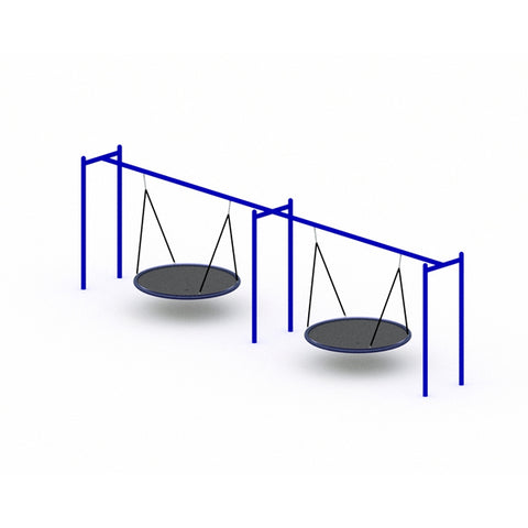 Image of 2-Bay Bird Nest Swing | SWG-00019