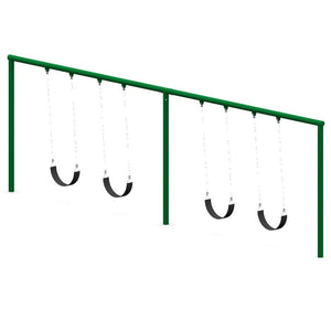 5" OD Single Post Swing Set (2 Bay) | SWG-00034