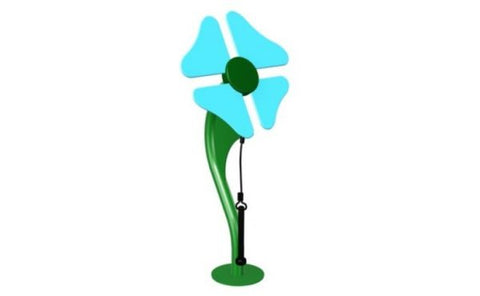 Image of TL - Turquoise Flower - Inground Mount | FWR-T-IG-SRP