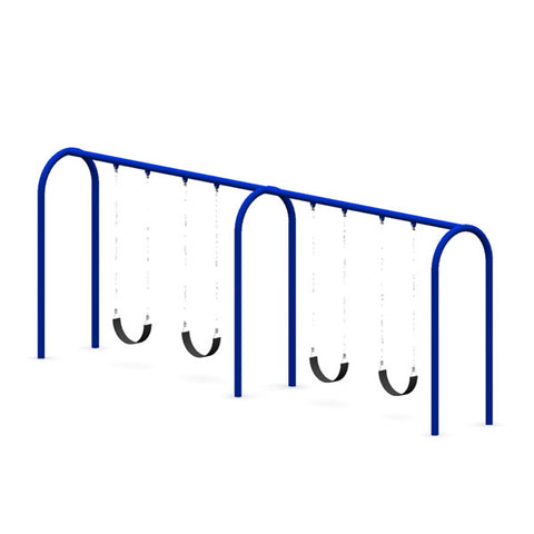 Image of Double Bay Arch Swing Set | SWG-00042