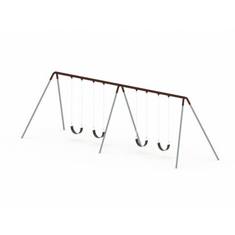 Image of Bi-Pod Double Bay Swing Set | SWG-00062