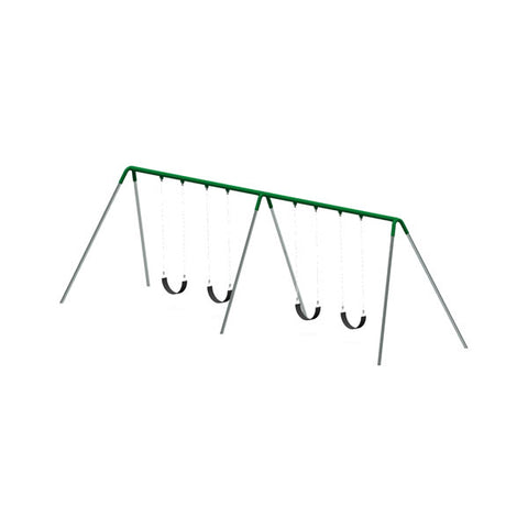 Image of Bi-Pod Double Bay Swing Set | SWG-00062