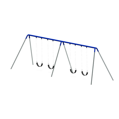 Image of Bi-Pod Double Bay Swing Set | SWG-00062