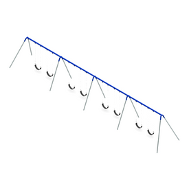 Bi-Pod Quad Bay Swing Set | SWG-00064