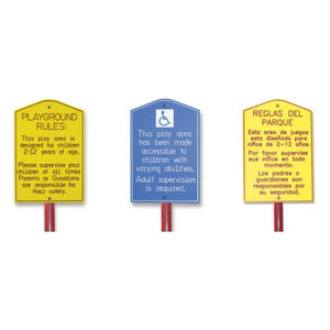 5-12 Playground Safety Rule Sign | SGN-00002