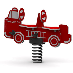 2-SEAT FIRE TRUCK SPRING RIDER | SPR-00001