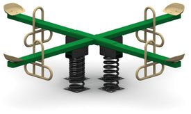 4-Seat Teeter Totter | SPR-00014-X