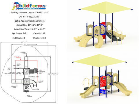 Image of Linville With Canopy - HomeFitPlay