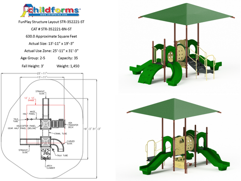 Image of Linville With Canopy - HomeFitPlay