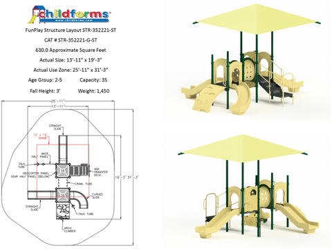 Image of Linville With Canopy - HomeFitPlay