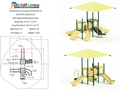 Linville With Canopy - HomeFitPlay