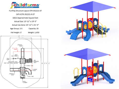 Image of Linville With Canopy - HomeFitPlay