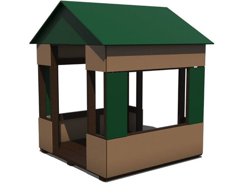 Image of POLYTONE PLAYHOUSE - 5' X 5' - HomeFitPlay