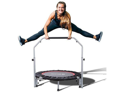 Image of Foldable Outdoor aand Indoor Mini Fitness Trampoline 40 inch - HomeFitPlay