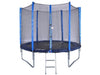 6 Feet High Quality Practical Trampoline With Safety Protective Net - HomeFitPlay