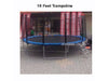 16 Feet High Quality Practical Trampoline With Safe Protective Net Jump Safe Bundle Spring Safety With Ladder - HomeFitPlay