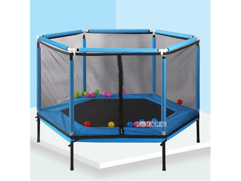 Image of Trampoline Bouncing Bed With Protecting Net - HomeFitPlay