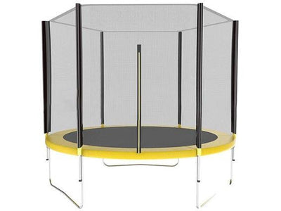 Indoor And Outdoor Trampoline With Protective Net, Safety Pad, and Protection Guard - HomeFitPlay