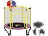 Foldable Trampoline 48" Round Kids Enclosure Exercise Trampoline - HomeFitPlay